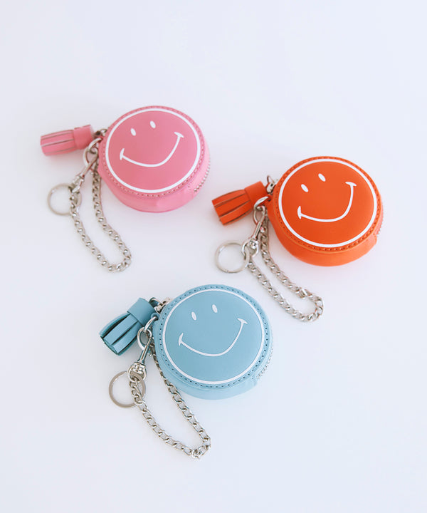 【新色追加】SMILE COLLECTION スマイル ラウンド ポーチ / チャーム