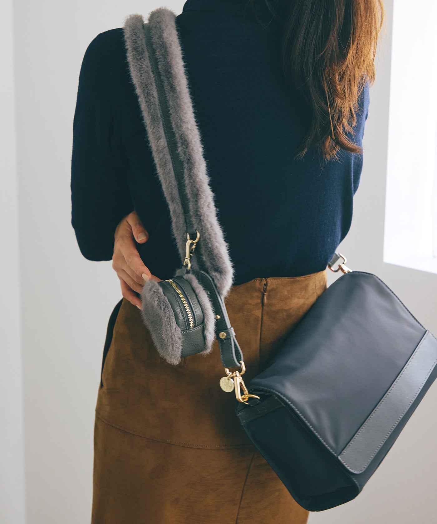 ムートンポーチ付き ショルダーベルト / スマホストラップ – TOPKAPI