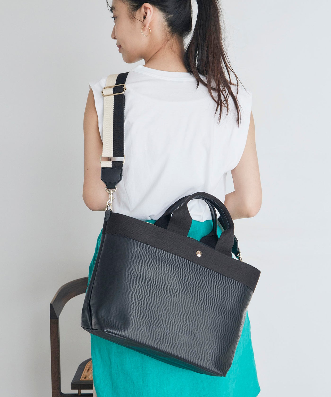 50mm バイカラーテープ ショルダー ベルト – TOPKAPI（トプカピ）