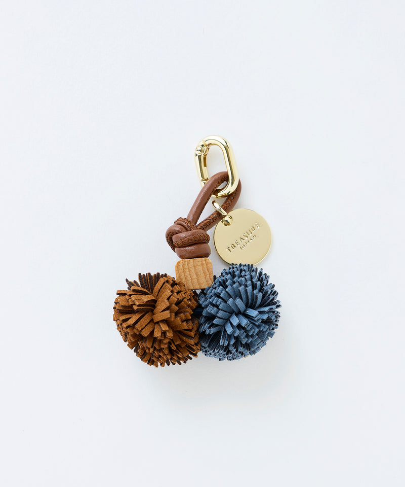 レザー カラーコンビ ミニ チャーム