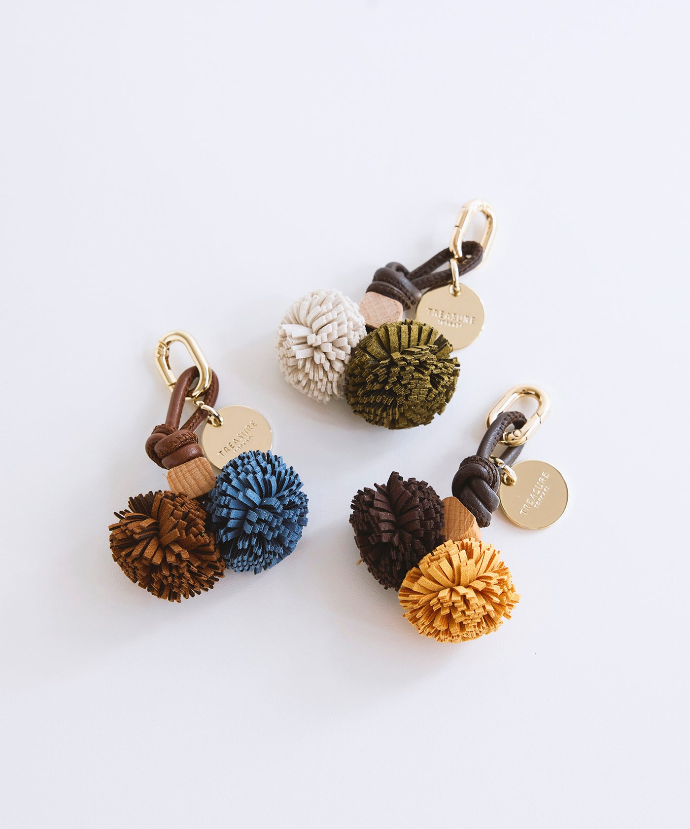 レザー カラーコンビ ミニ チャーム – TOPKAPI（トプカピ）