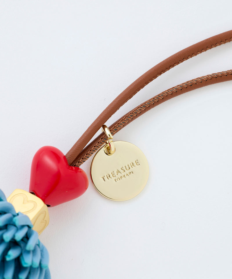 レザー パーツコンビ ロング チャーム