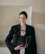 SCOTCH GRAIN スコッチグレイン 2way ミニ トートバッグ チャーム付き　