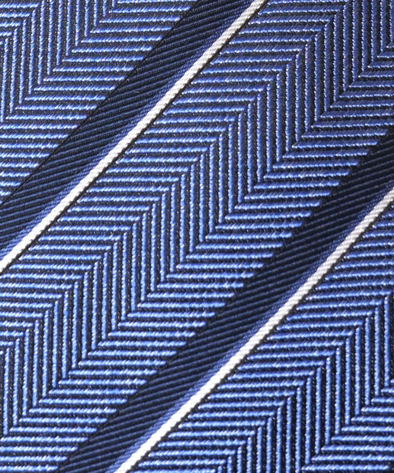 ６色メランジ 凹凸感地組織 ストライプ柄 ネクタイ 日本製