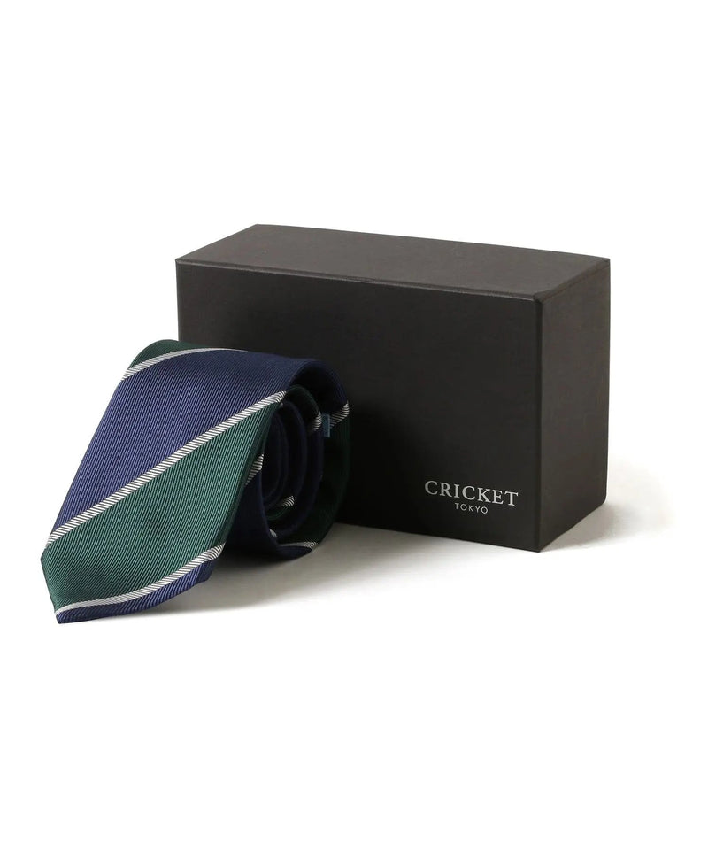 6色メランジ ビッグストライプ柄  ネクタイ 日本製 Cricket | CRICKET WEB