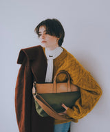 レザーコンビ ナイロン 2way ショルダー バッグ L TREASURE TOPKAPIKAPI | CRICKET WEB