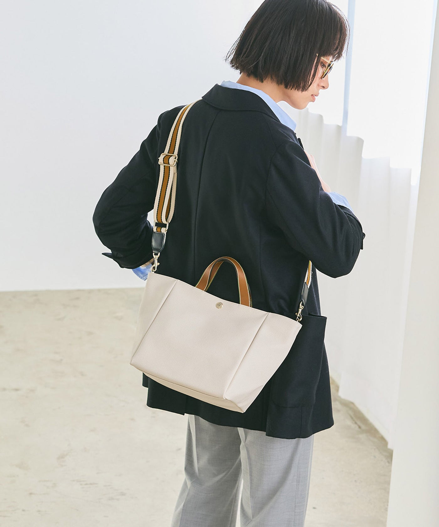 アクリル ストライプ ショルダーベルト 38mm – TOPKAPI（トプカピ）